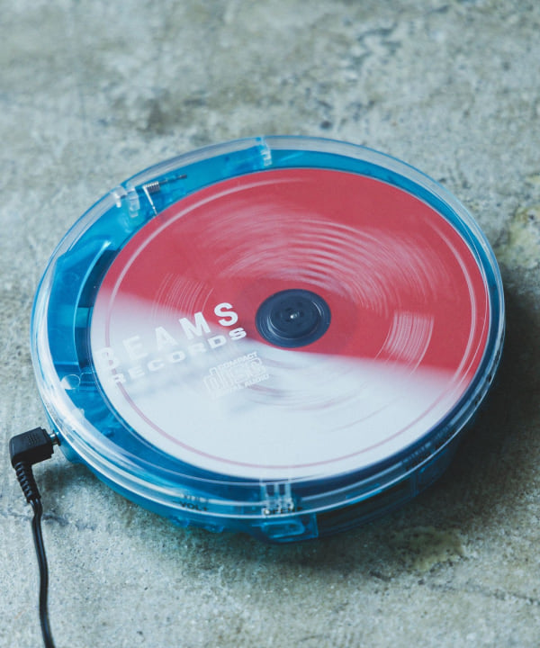 BEAMS RECORDS Clear portable CD player