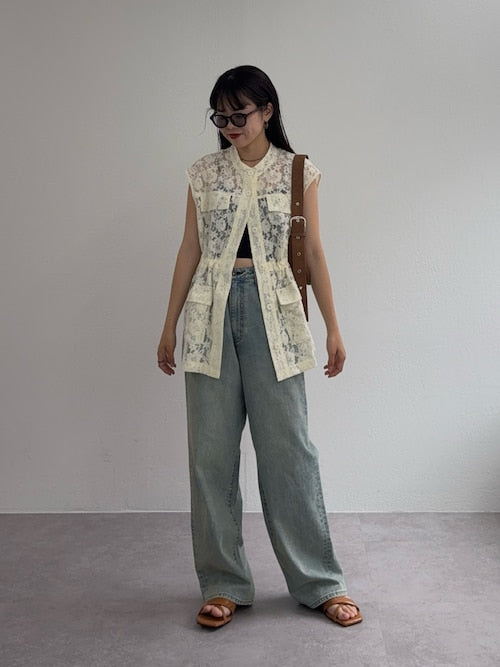 CIAOPANIC TYPY lace worker vest