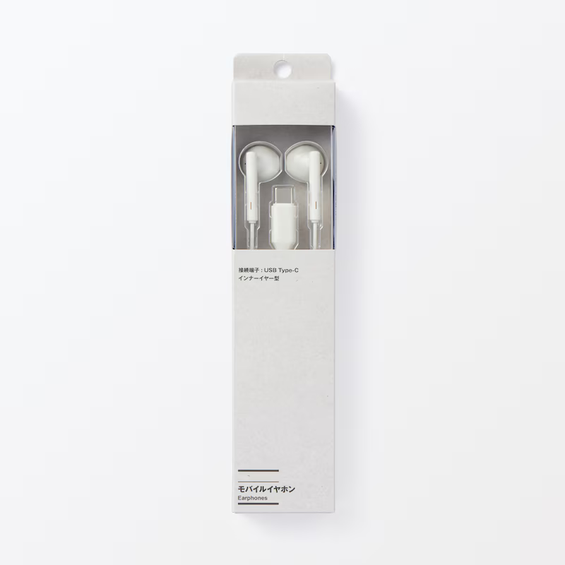 日本限定 MUJI 有線耳機