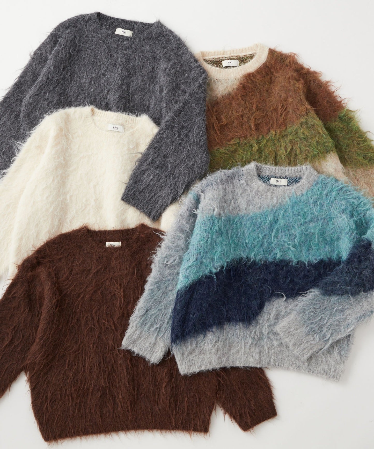 Fluffy oversized knit