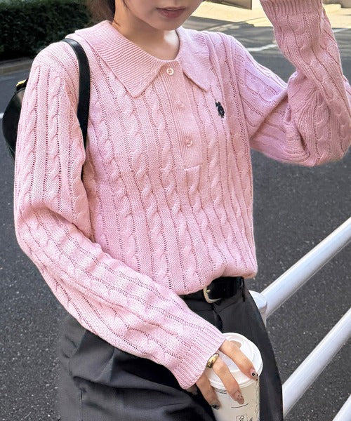 U.S POLO ASSN. Polo長袖針織衫