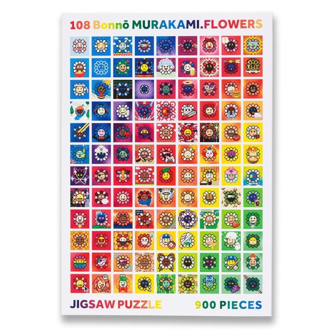 村上隆花花 108 Bonno Murakami Flowers Puzzle (900 pieces)