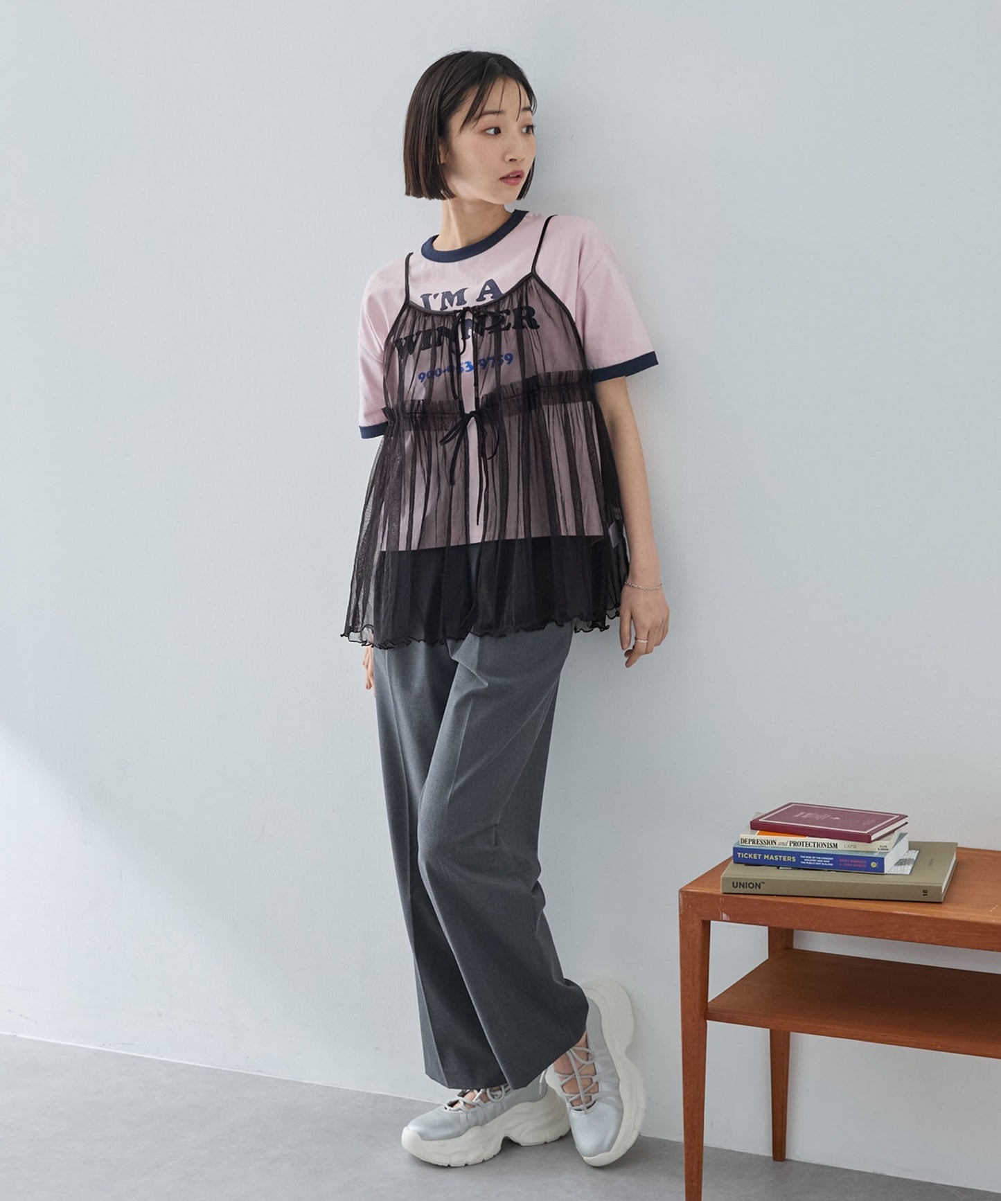Two way sheer vest
