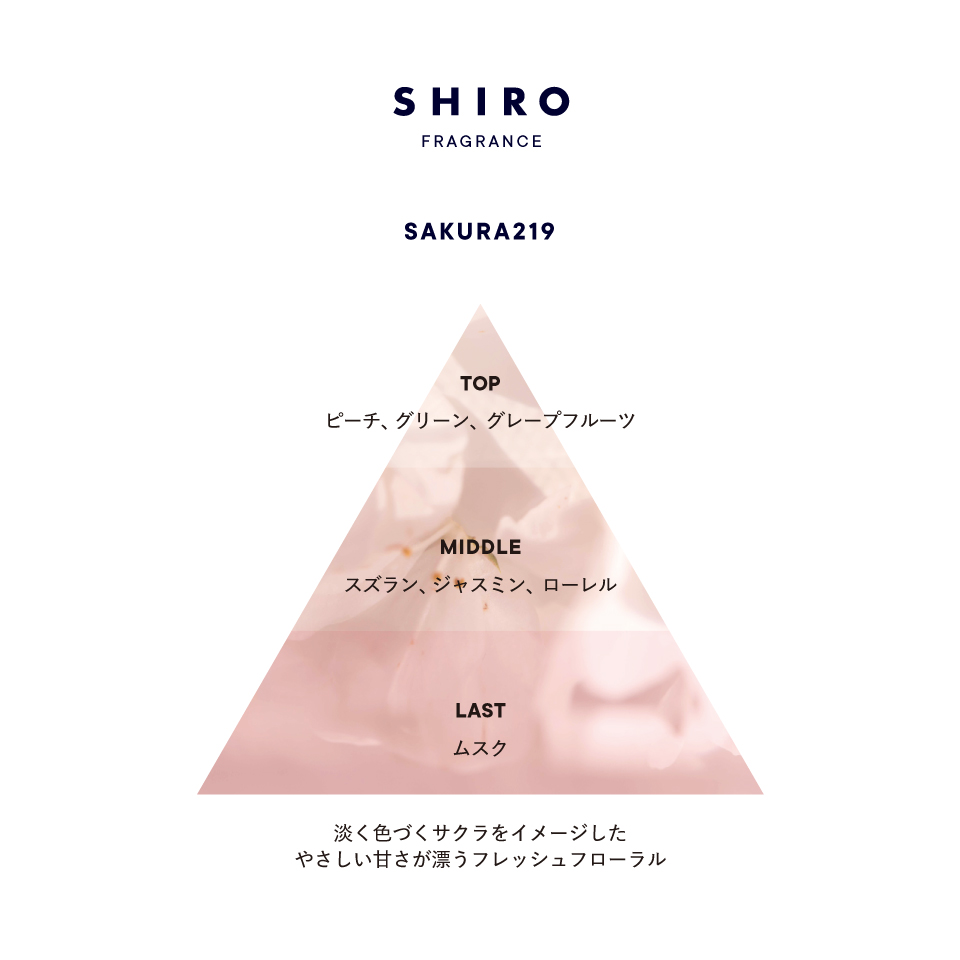 Shiro春季限定 SAKURA219
