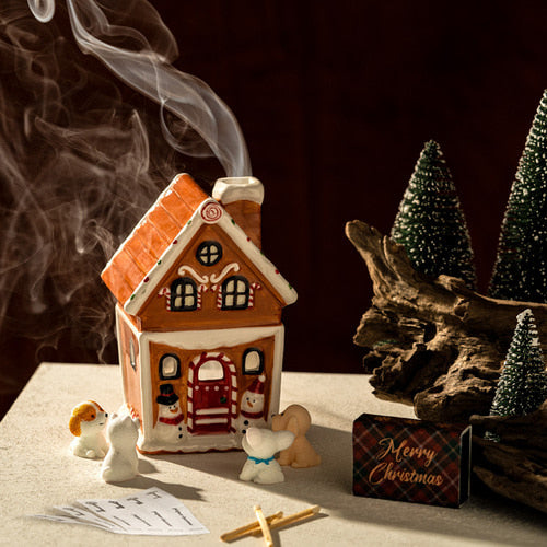 OPTATUM Holiday Cookie House Paper Incense Set