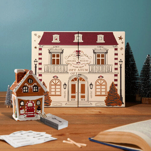 OPTATUM Holiday Cookie House Paper Incense Set