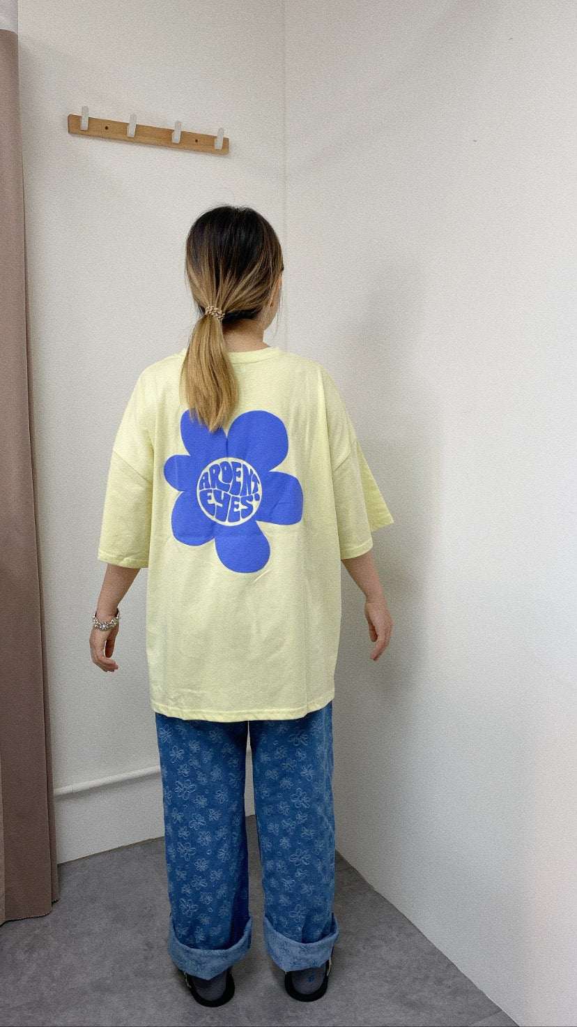 KR embroidered flower pants