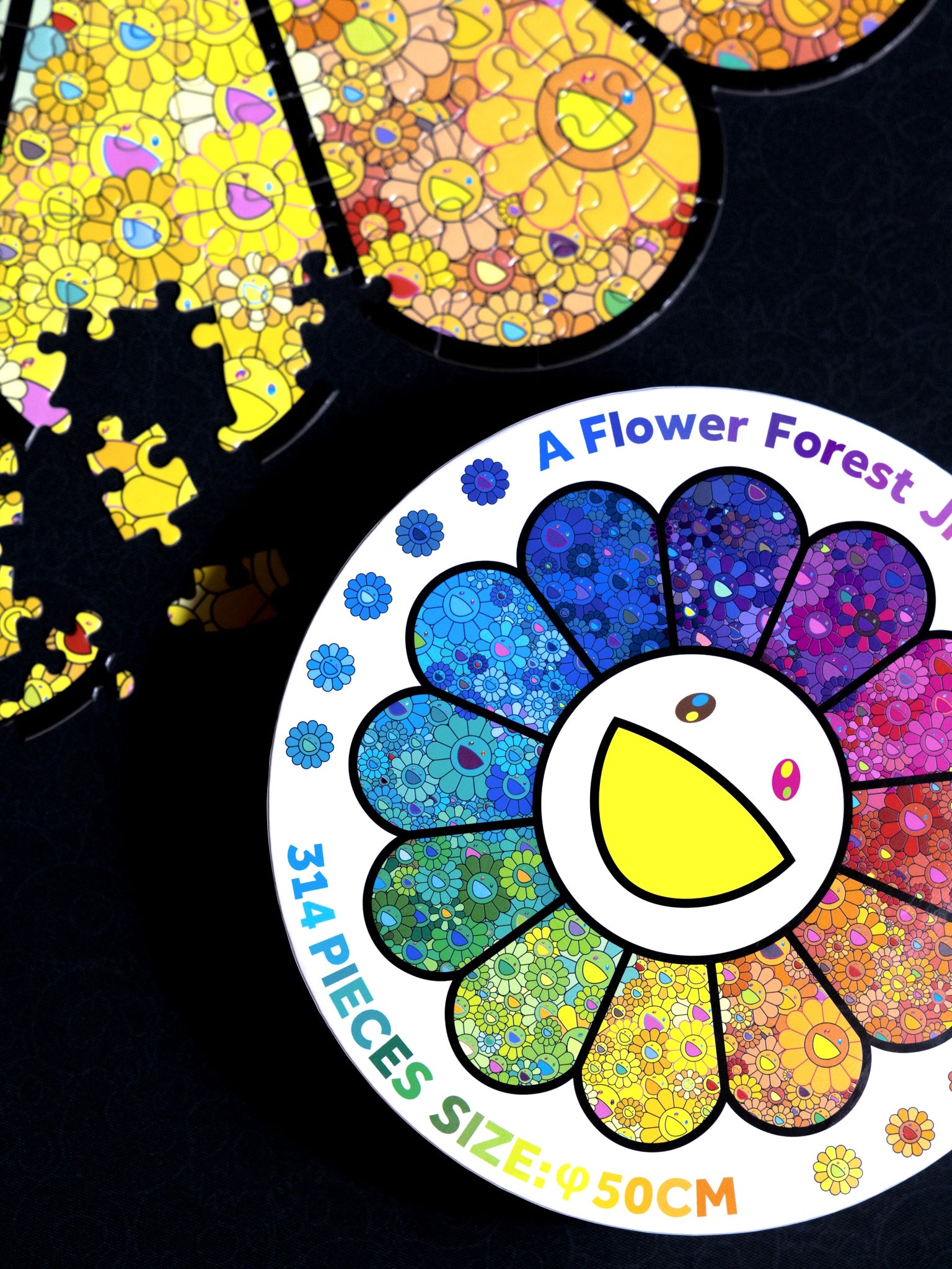 新色 A Flower Forest JIGSAW PUZZLE 村上隆 新品 村上隆A Flower Forest Jigsaw Puzzle – LKMODA