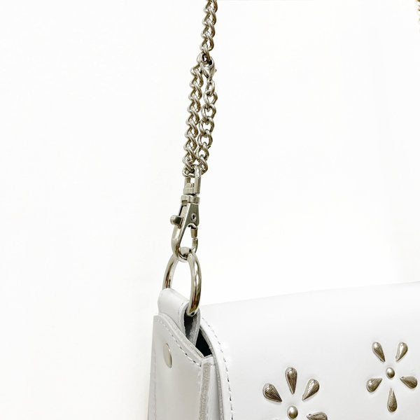 Tokyo Bopper #33387 (White leather Silver)