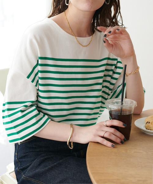 法式Breton stripes tee