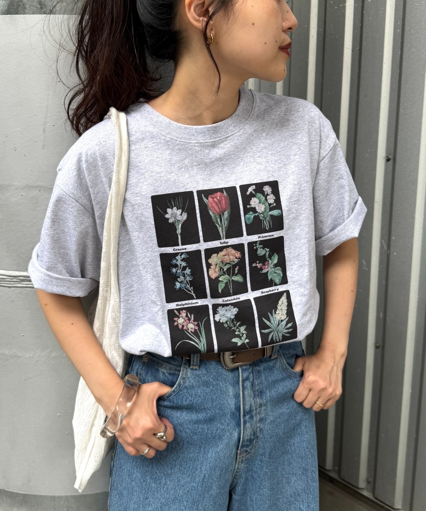 JP 復古植物圖鑑 tee