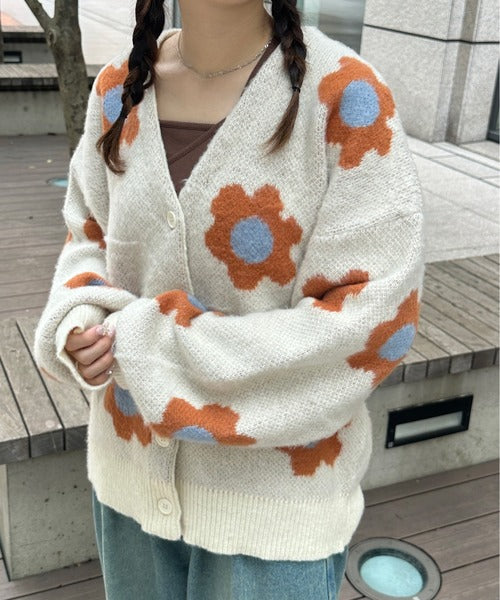 Kutir flower cardigan