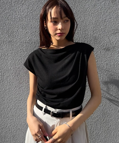 JP 垂墜法式袖Tee