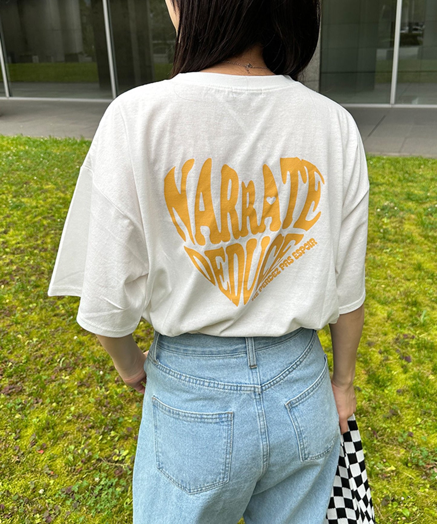 心心pattern tee