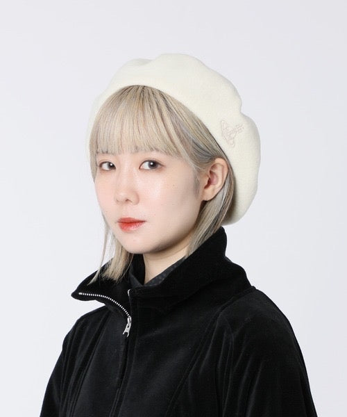 Vivienne Westwood ORB刺繡beret