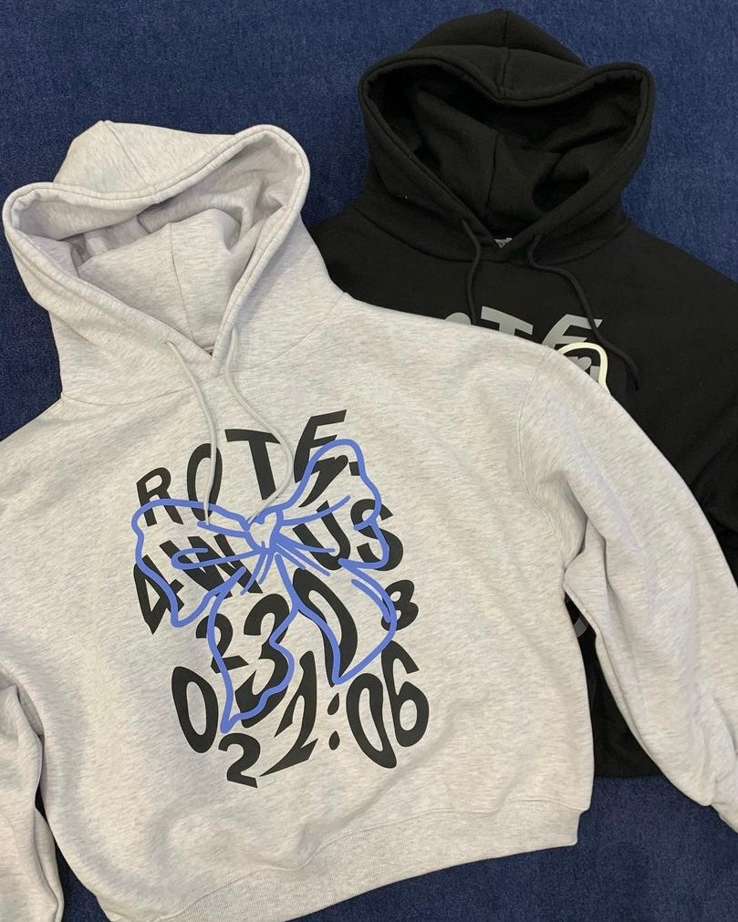 KR ribbon hoodie