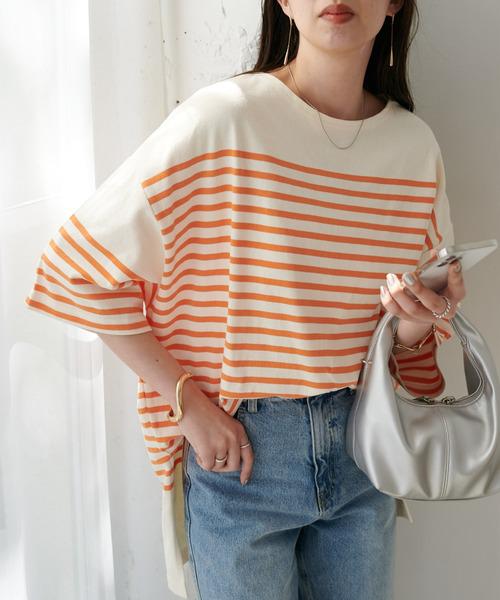 法式Breton stripes tee