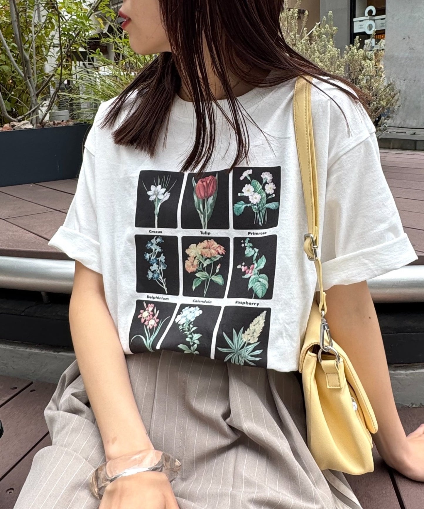 JP 復古植物圖鑑 tee