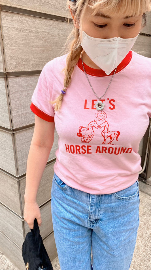 KR Let’s horse around tee