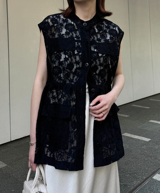 CIAOPANIC TYPY lace worker vest