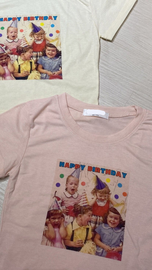 KR birthday babies crop top