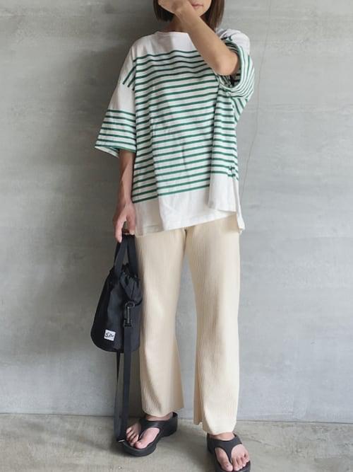 法式Breton stripes tee