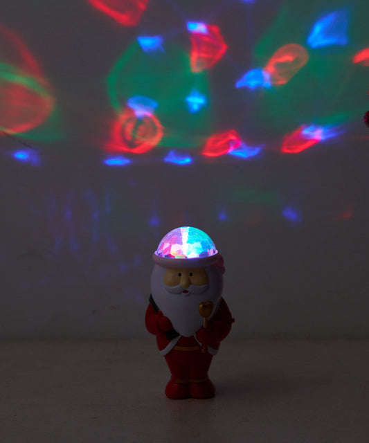 Santa music mirror ball