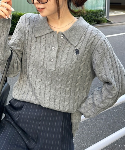 U.S POLO ASSN. Polo長袖針織衫