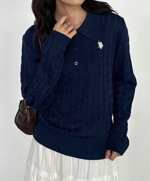 U.S POLO ASSN. Polo長袖針織衫