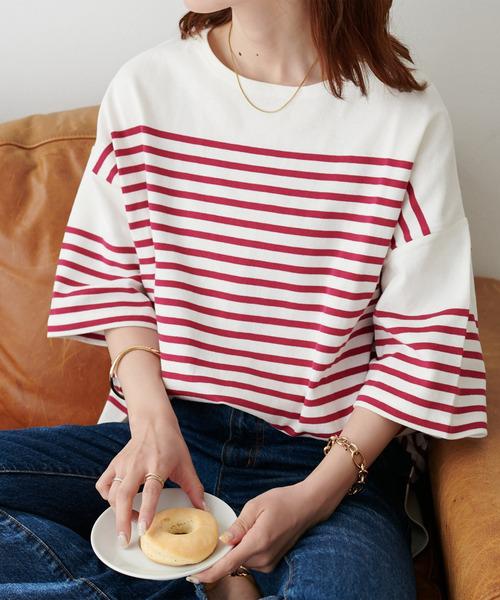 法式Breton stripes tee