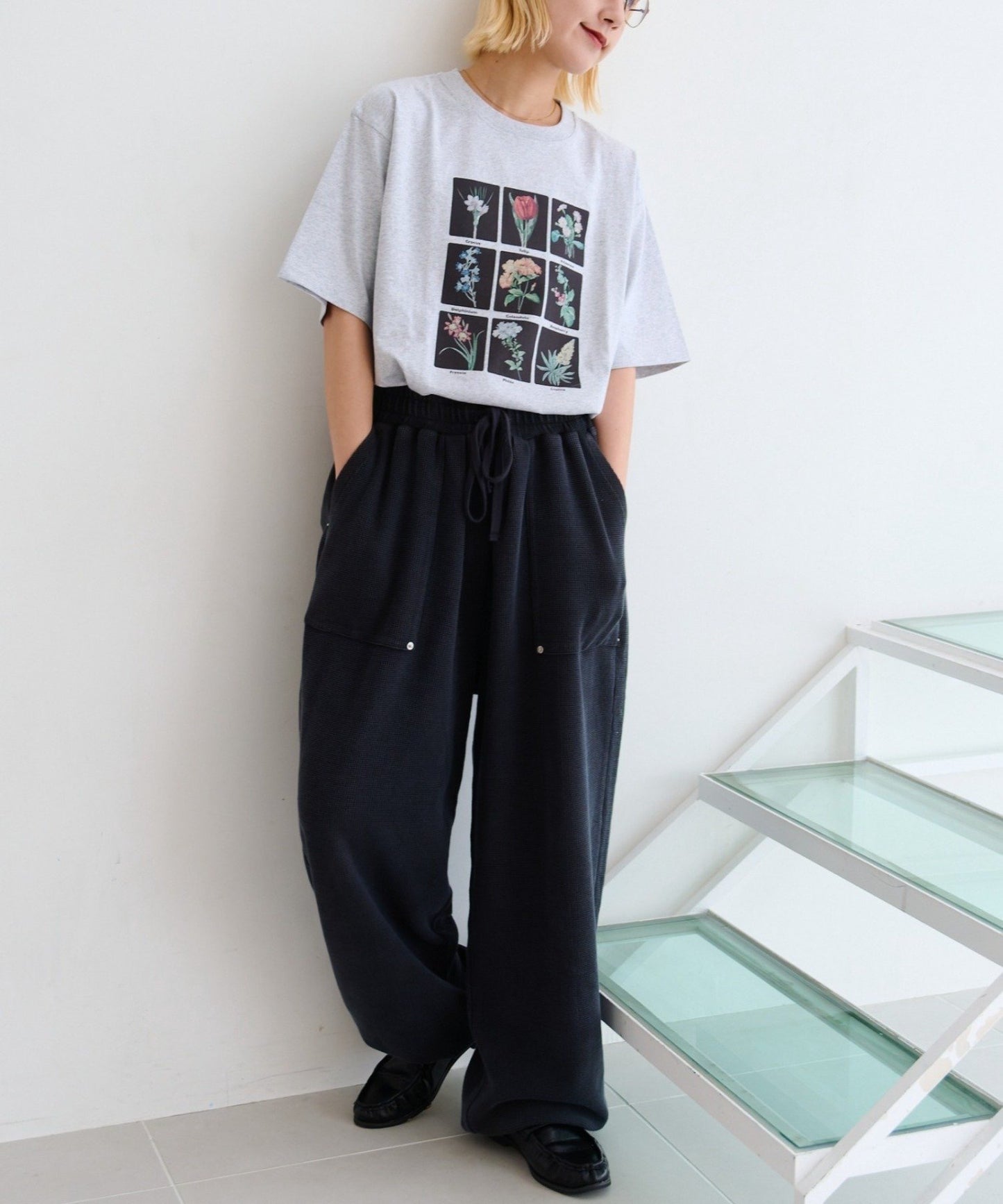 JP 復古植物圖鑑 tee