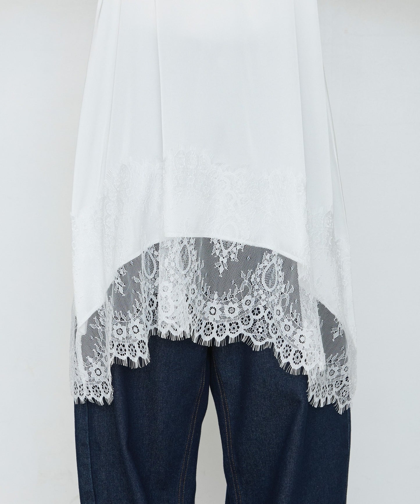 JP LAYERED SATIN LACE CAMISOLE