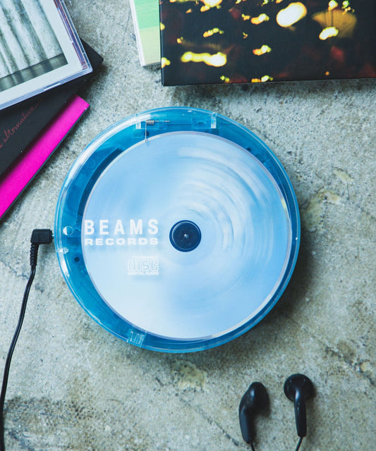 BEAMS RECORDS Clear portable CD player