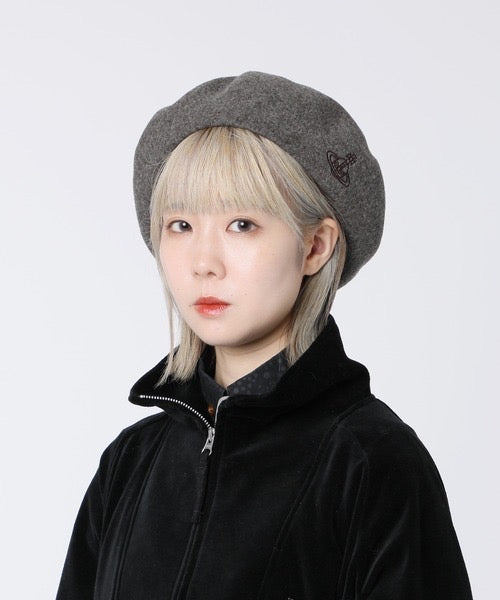 Vivienne Westwood ORB刺繡beret