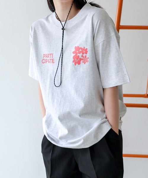 ANME Flower pattern tee