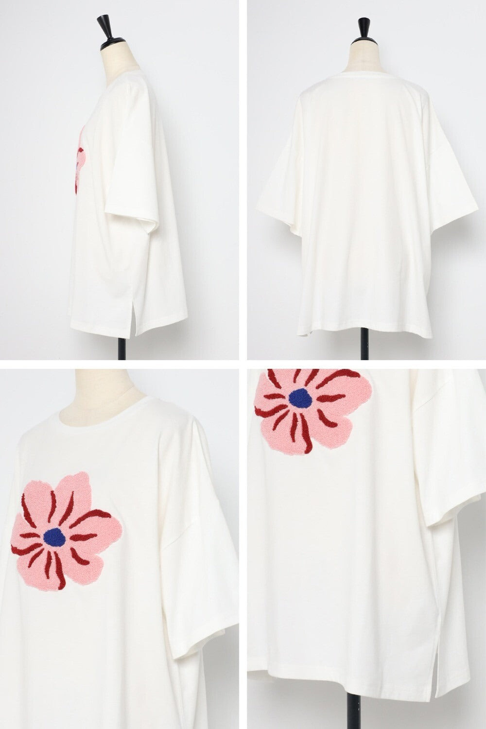 立體花花OVERSIZED TEE