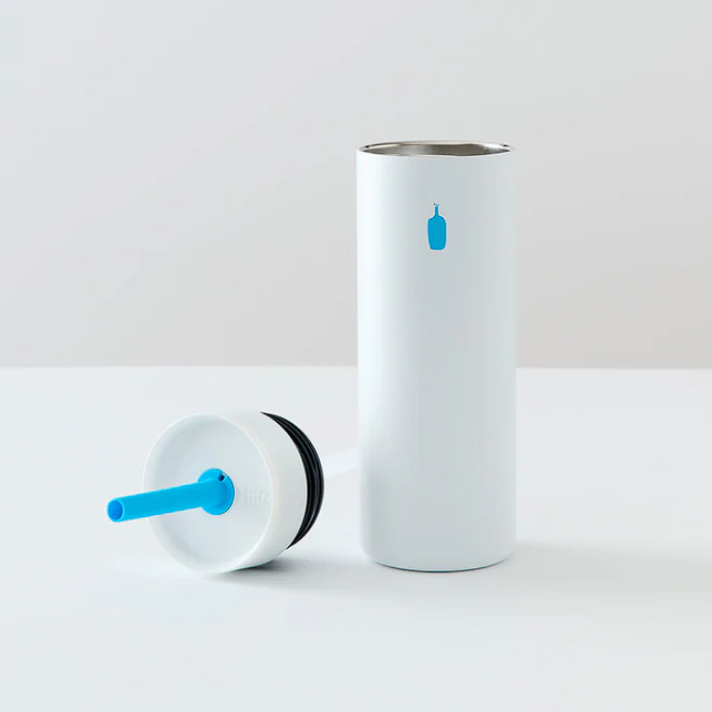 Human made x Blue bottle 16oz Sipper Straw Bottle