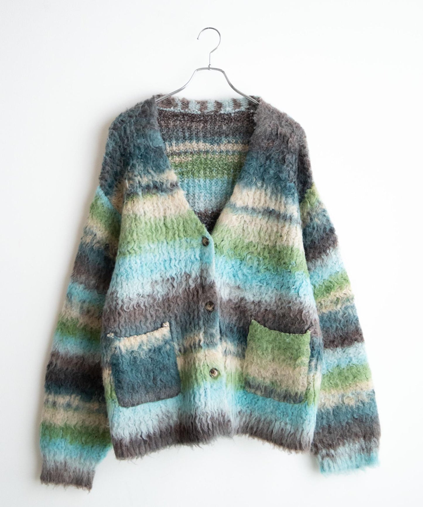 Brush knit cardigan