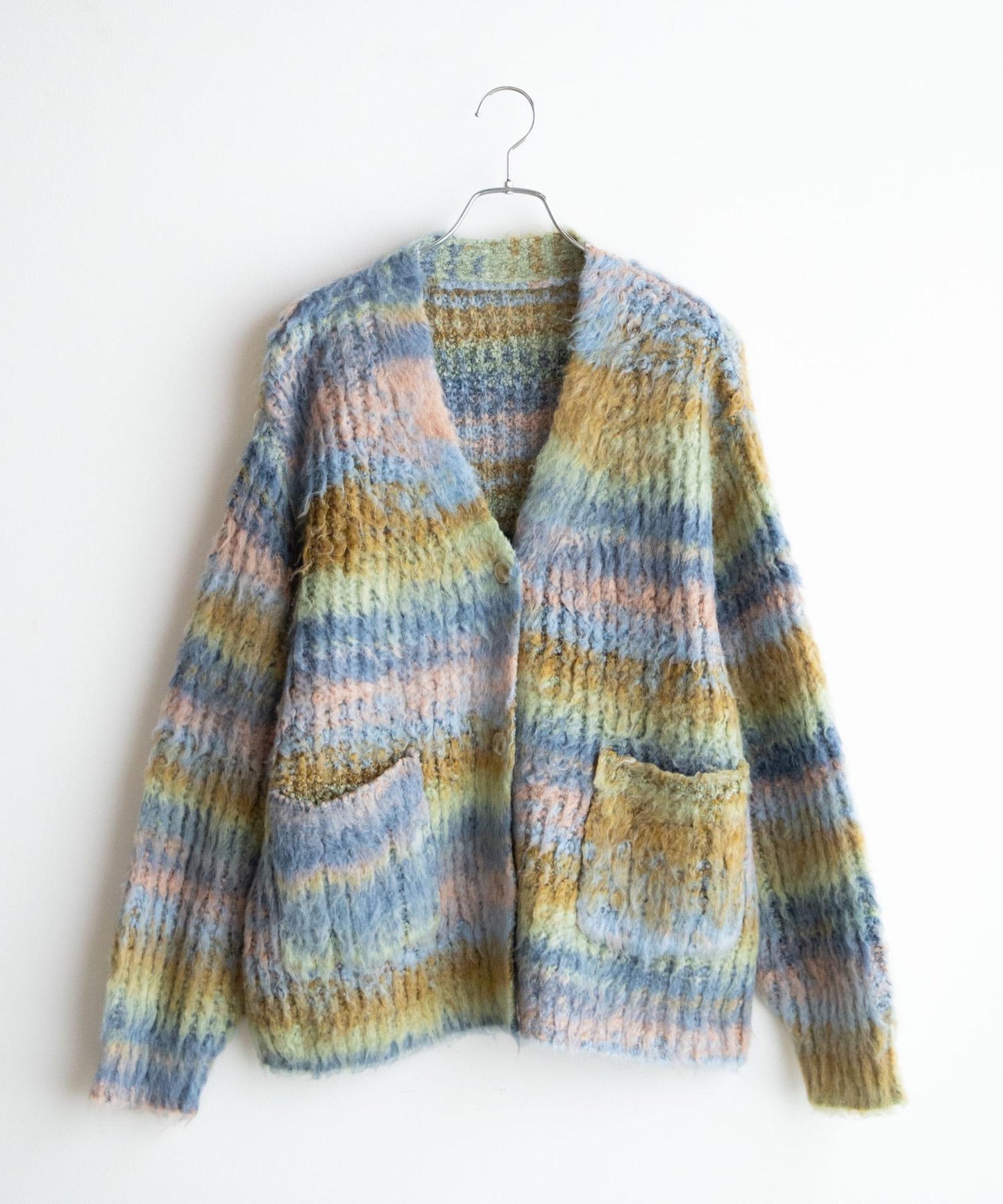 Brush knit cardigan