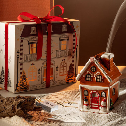 OPTATUM Holiday Cookie House Paper Incense Set