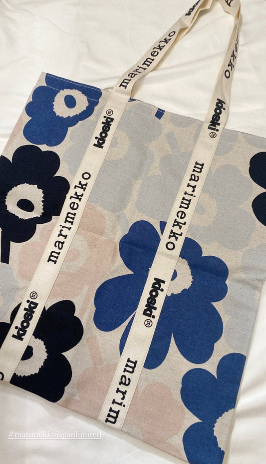 [日本限定] Marimekko linen multi color Unikko totebag