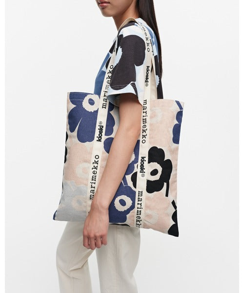 [日本限定] Marimekko linen multi color Unikko totebag